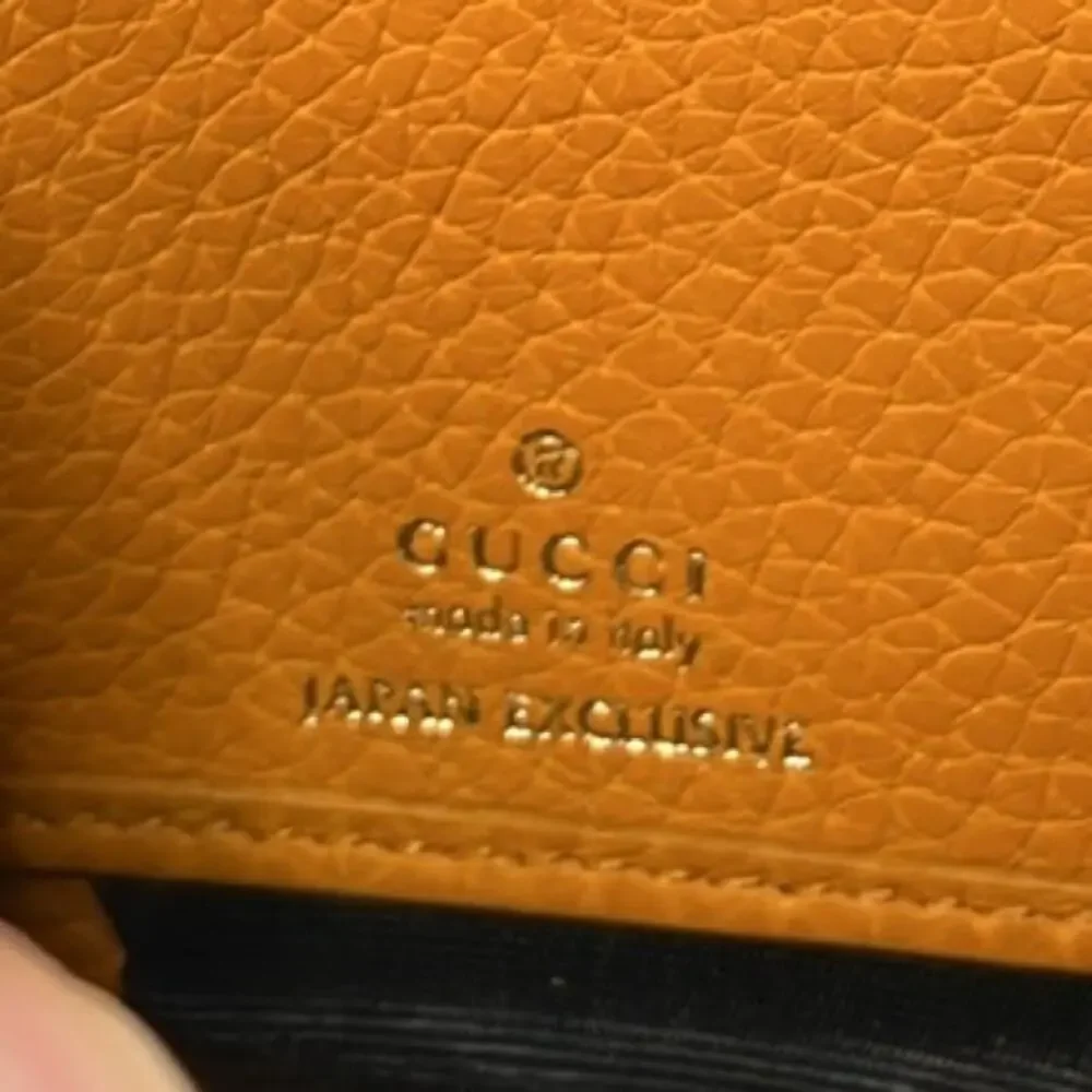 GUCCI Japan Exclusive Pink & Orange Leather Bamboo Zip Long Wallet $950 COA EUC - Picture 14 of 16